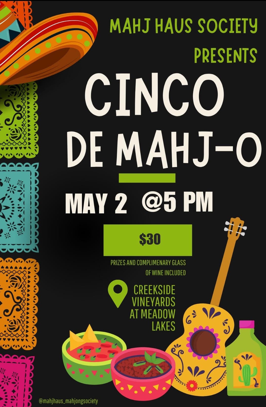 Cinco de Mahj-O Ticket